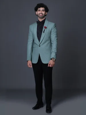Sage green tuxedo