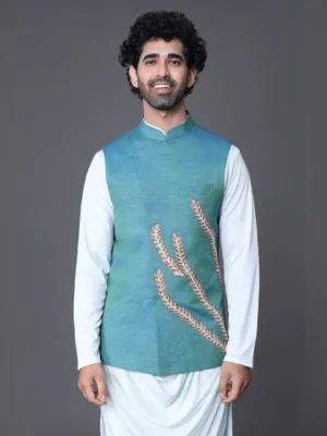 Drape kurta koti set
